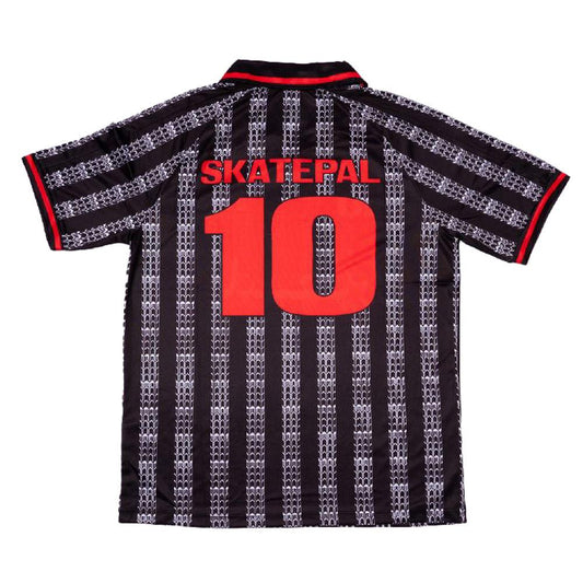 Skatepal Football Shirt 10 Years Black Red