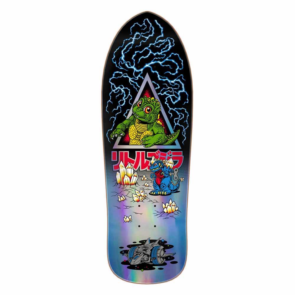 Santa Cruz Skateboard Deck Godzilla Jr Natas Multi 9.89"