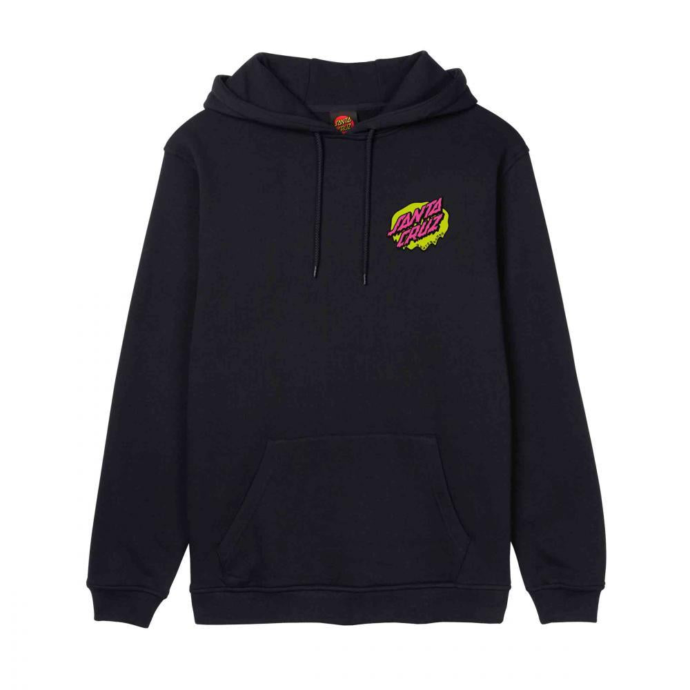 Santa Cruz Hooded Sweasthirt Slime Scream Black Medium