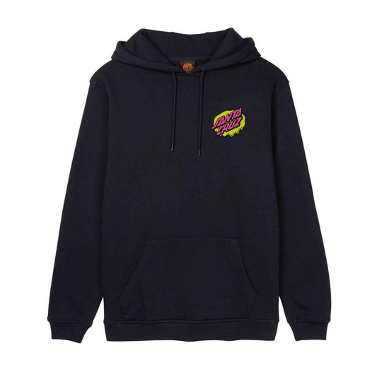 Santa Cruz Hooded Sweasthirt Slime Scream Black Medium