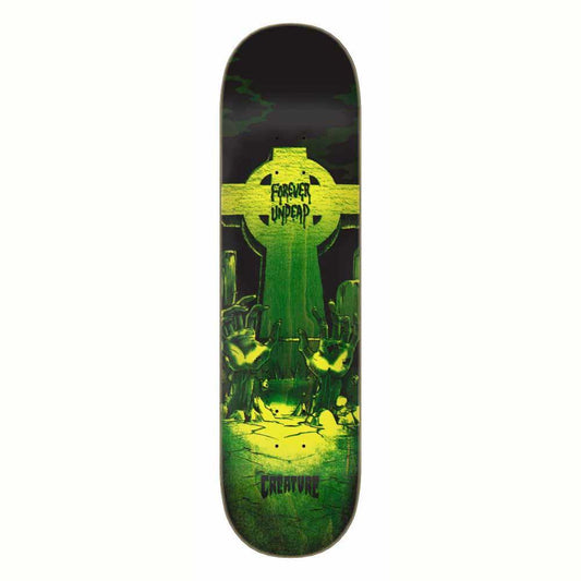 Creature Skateboard Deck Forever Undead LG Green 8.25"