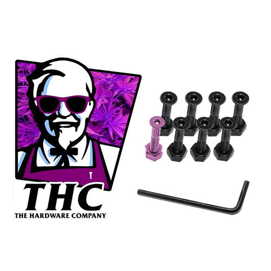 The Hardware Company THC LTD Haze 1" Allen Bolts And Nuts Purple