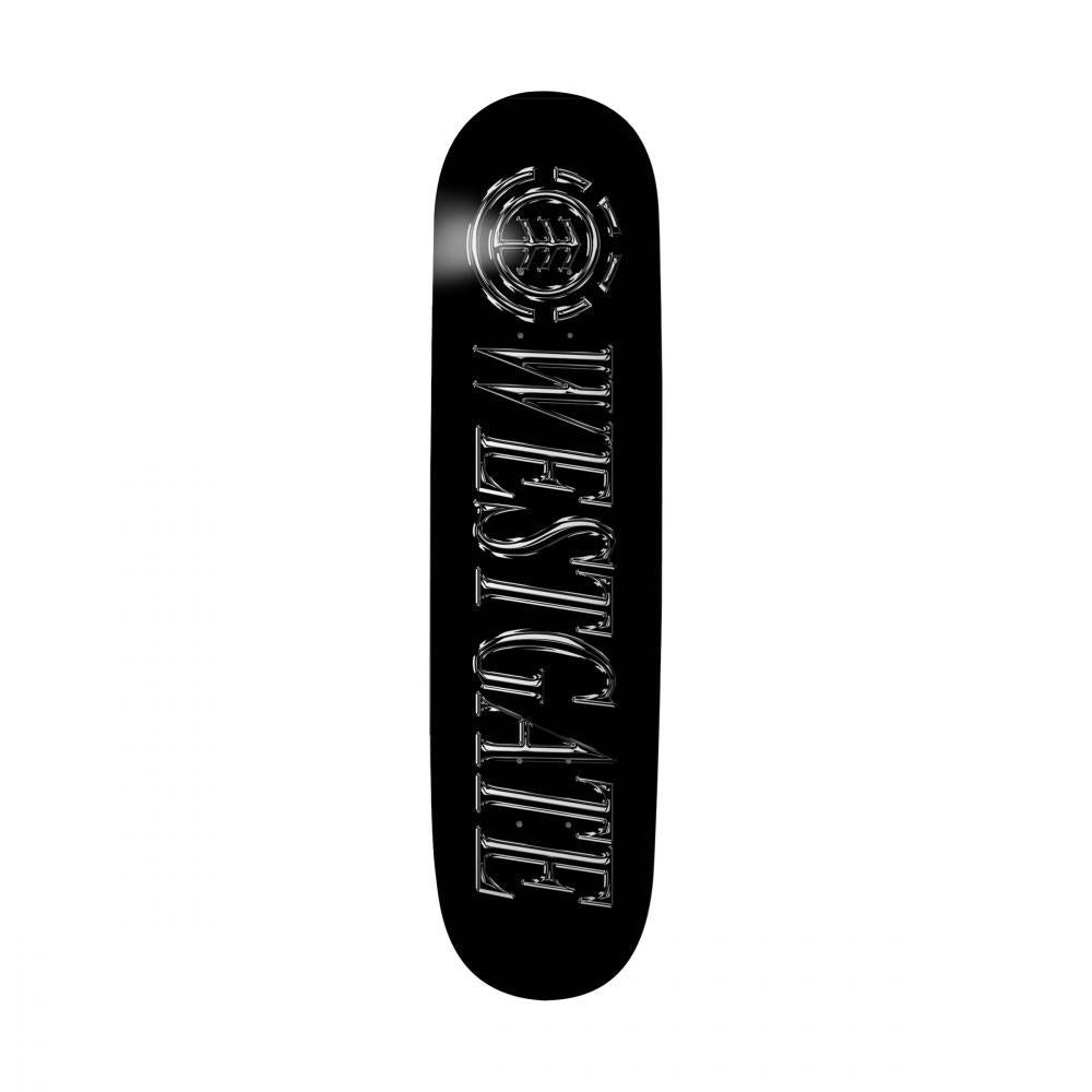 Element Pro Skateboard Deck Chrome Brandon Westgate Black Chrome 7.875"