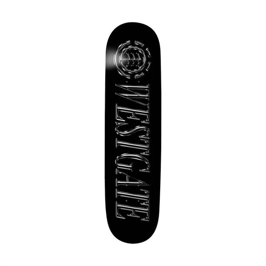 Element Pro Skateboard Deck Chrome Brandon Westgate Black Chrome 7.875"