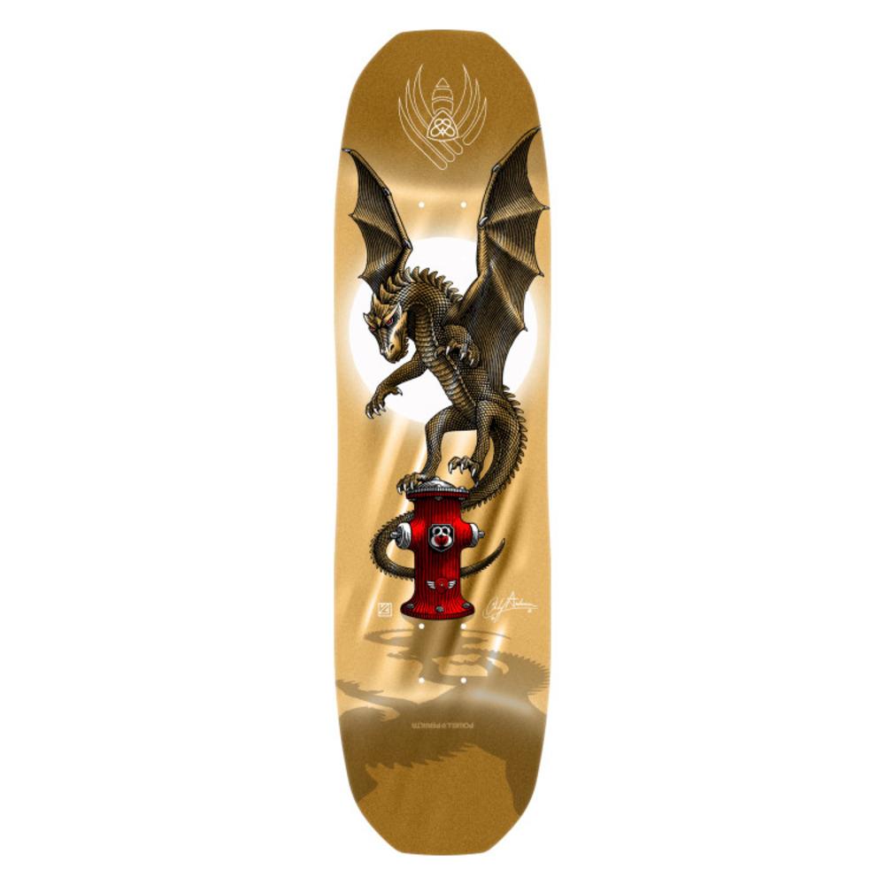 Powell Peralta Flight Andy Anderson Hydrant Gold Foil Skateboard Deck 8.4"