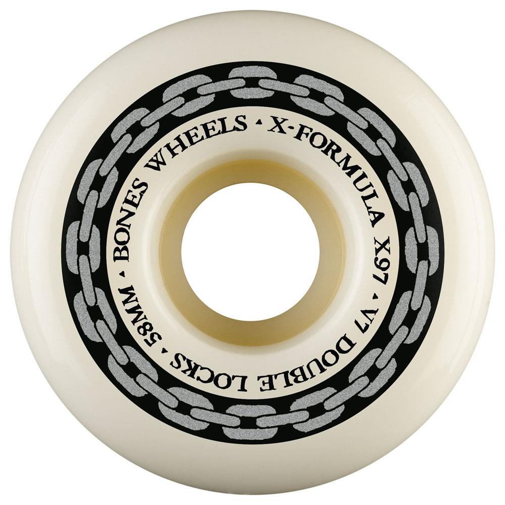 BONES Skateboard Wheels X-Formula Double Locks V7 SP26 58mm 97A
