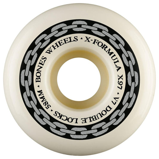 BONES Skateboard Wheels X-Formula Double Locks V7 SP26 58mm 97A