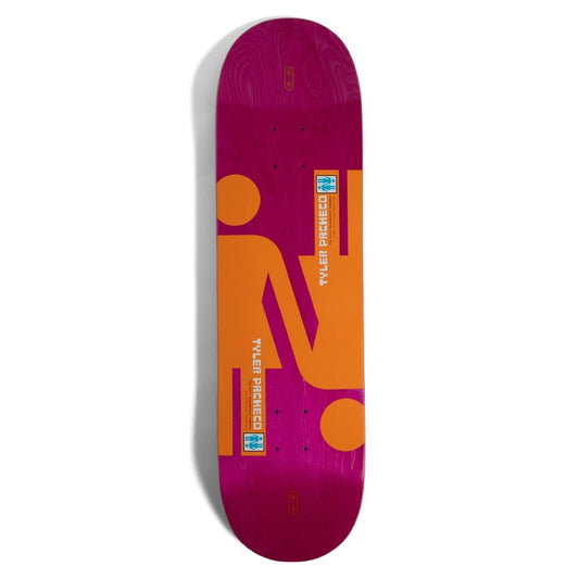 Girl Skateboard Deck Double OG Twin Tip Tyler Pachecho Pink 8.5"