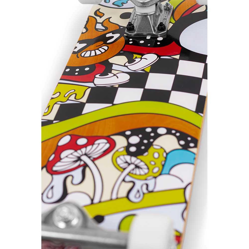 Enuff Meltworld Mini Confused Complete Skateboard Super Soft 85A Wheels 7.25"