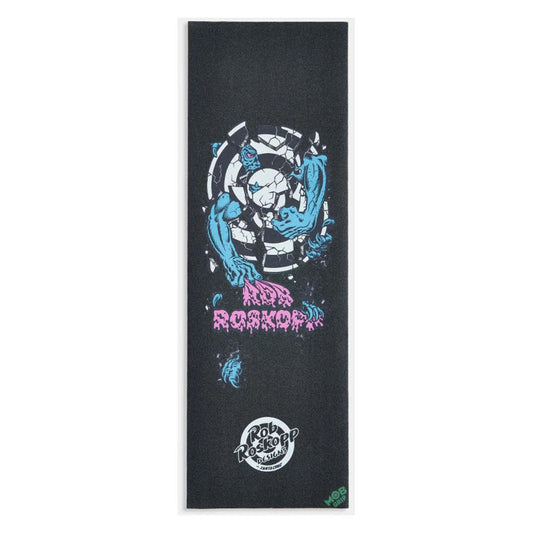 MOB Santa Cruz Roskopp Target Black Multi Skateboard Griptape 11"