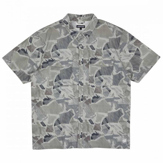 Santa Cruz Nico Short Sleeved Shirt Woodcut Camo