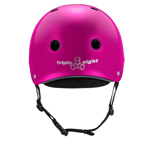 Triple Eight Deep Cover Skateboard Helmet Pink