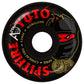 Spitfire x April Formula 4 Yuto Conical Full 53mm Skateboard Wheels Black 99a