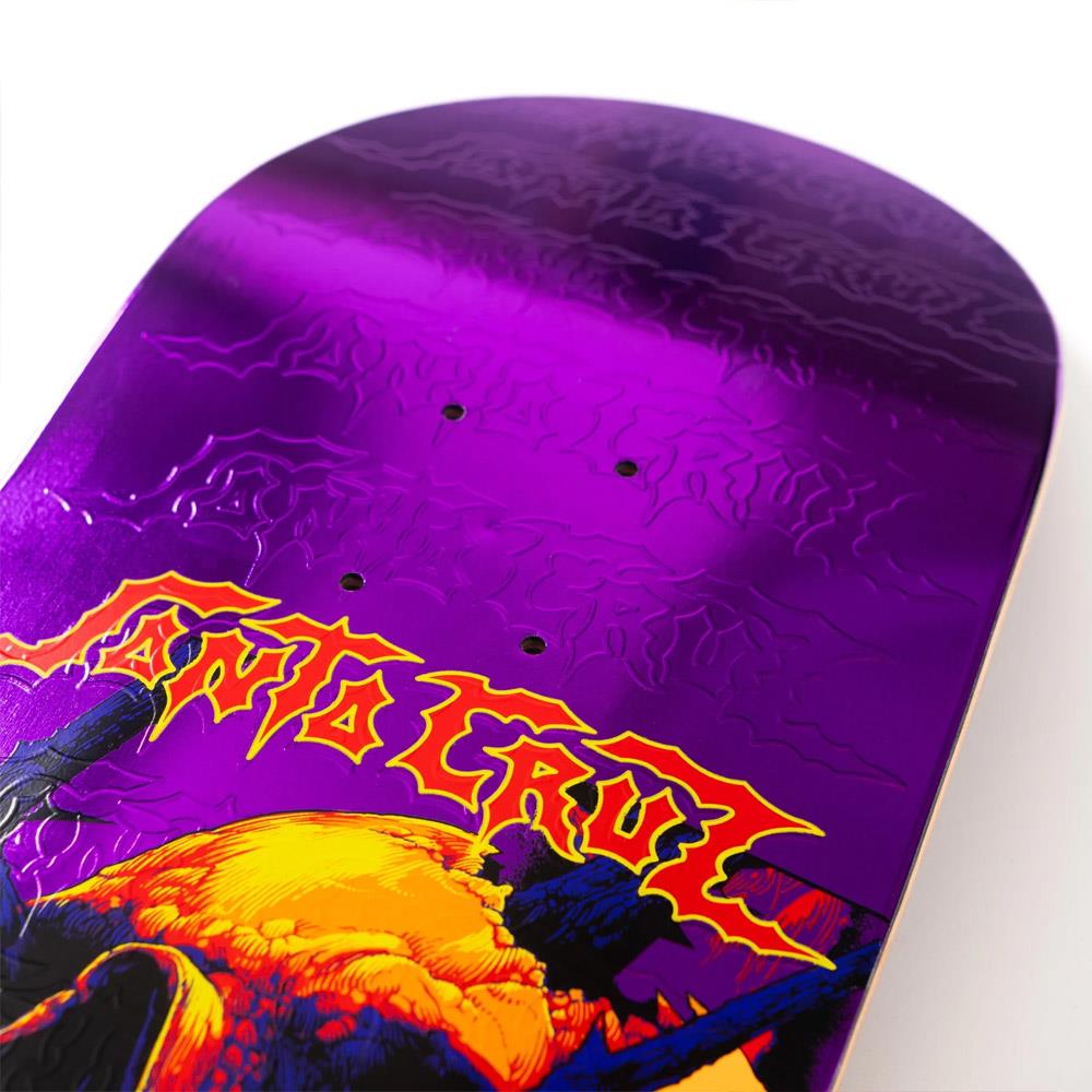 Santa Cruz Pace Deathtrap Remix Skateboard Deck Purple 8.7"
