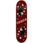 Real Ishod Kitten Scratch Twin Tail Skateboard Deck Burgundy 8.25"