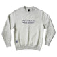 Bag Lady Supplies Ash Warp Crewneck Sweatshirt