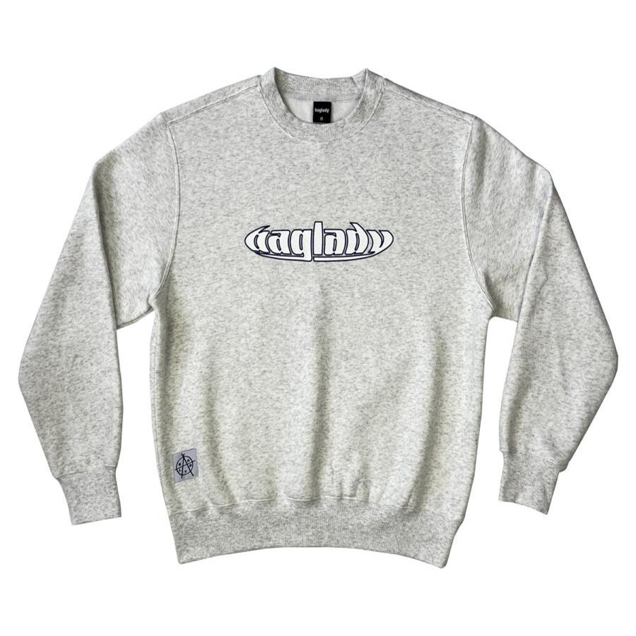 Bag Lady Supplies Ash Warp Crewneck Sweatshirt