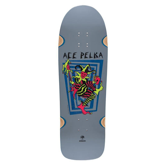 Arbor Pro Skateboard Deck Ace Pelka 9.75 Death Card Multi 9.75"