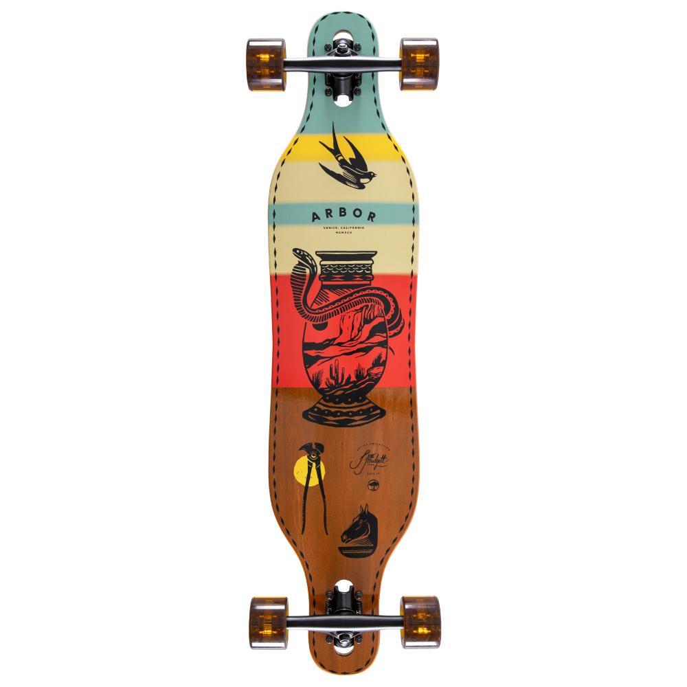 Arbor Performance Complete Cruiser Skateboard Jess Mudgett Axis 37 Multi 37"