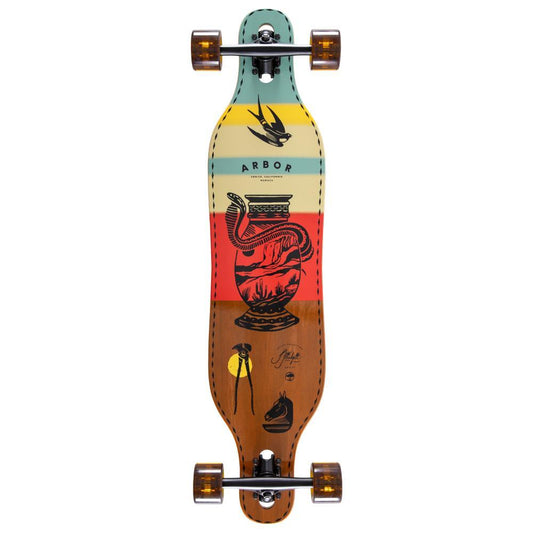Arbor Performance Complete Cruiser Skateboard Jess Mudgett Axis 37 Multi 37"