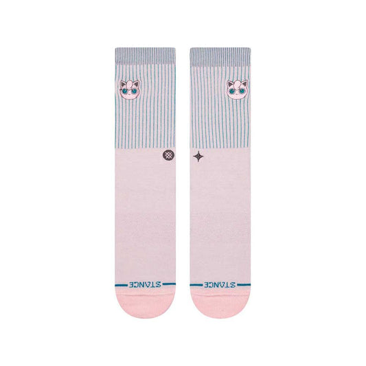 Stance Socks X Pokémon Jigglypuff Crew Pink Large