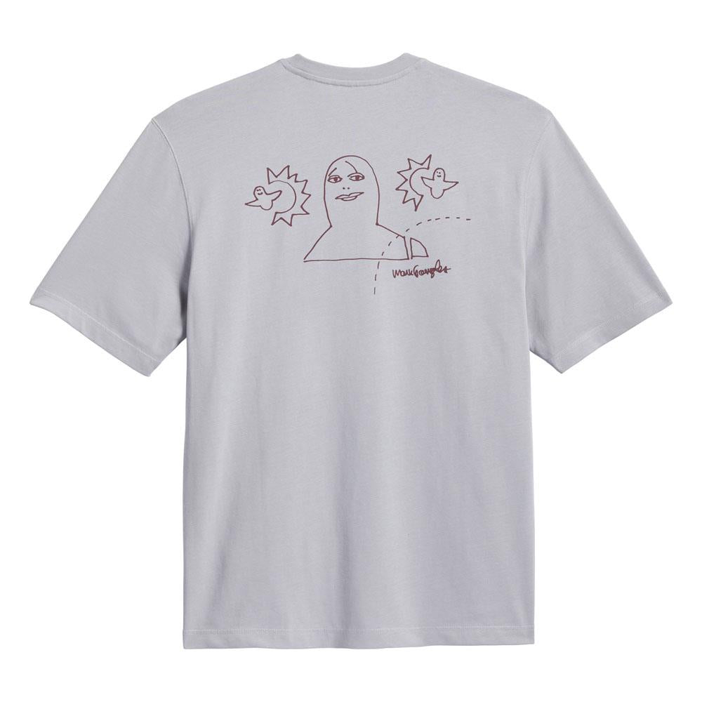 Adidas Skateboarding Gonz Not Amused T-Shirt Halo Silver Shadow Red