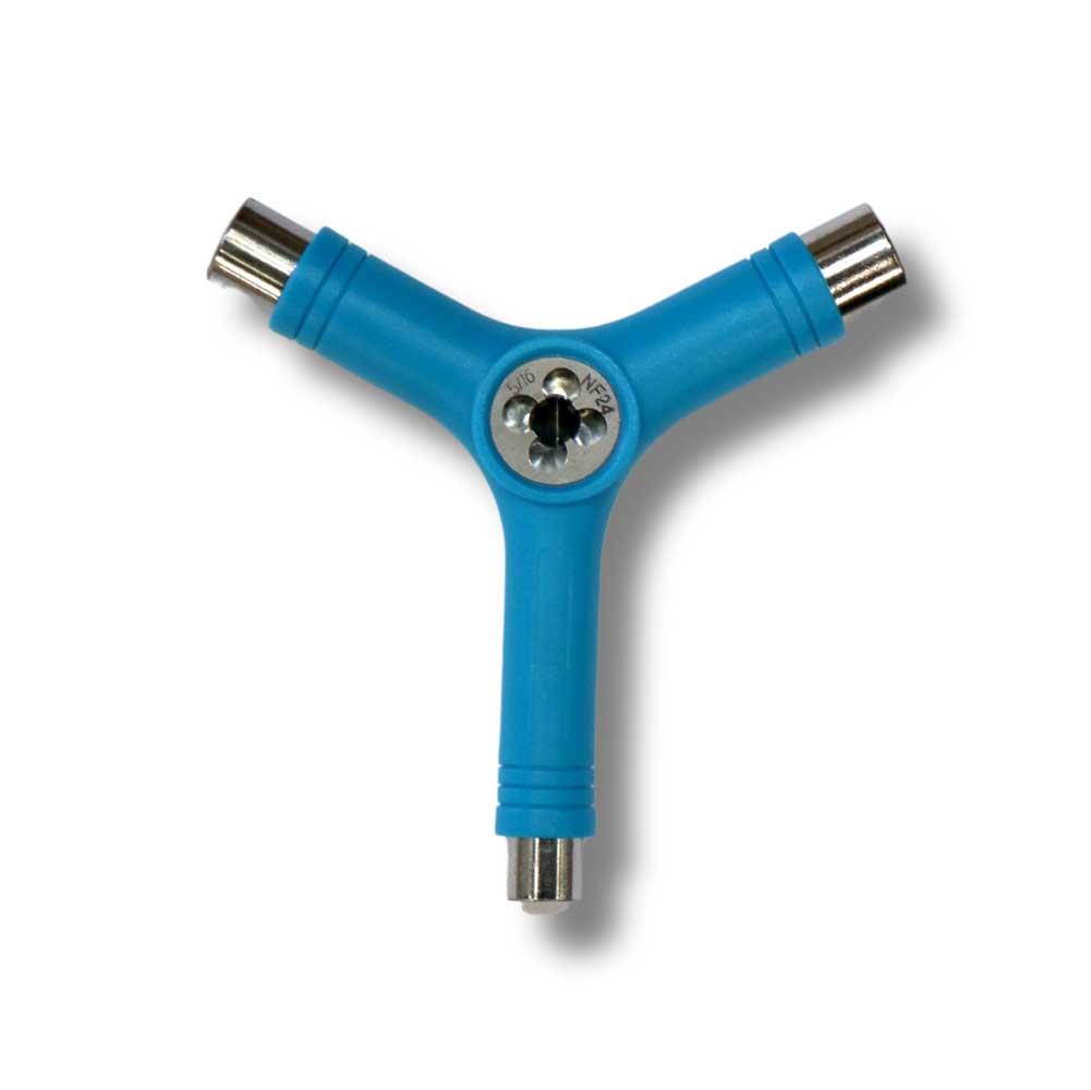 G-Tool Y Skateboard Tool with Axle Rethreader Blue