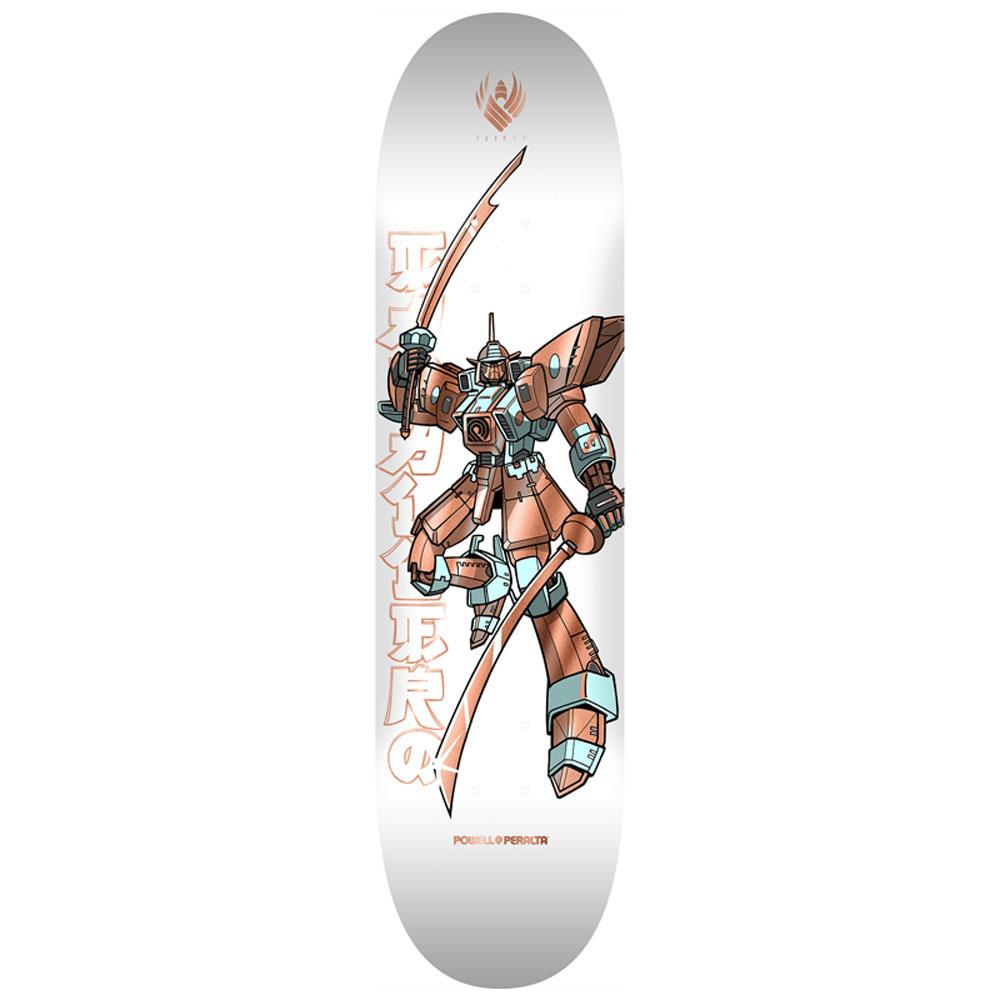 Powell Peralta FLIGHT Steve Caballero 'Gundam' White Copper Skateboard Deck 8.25"