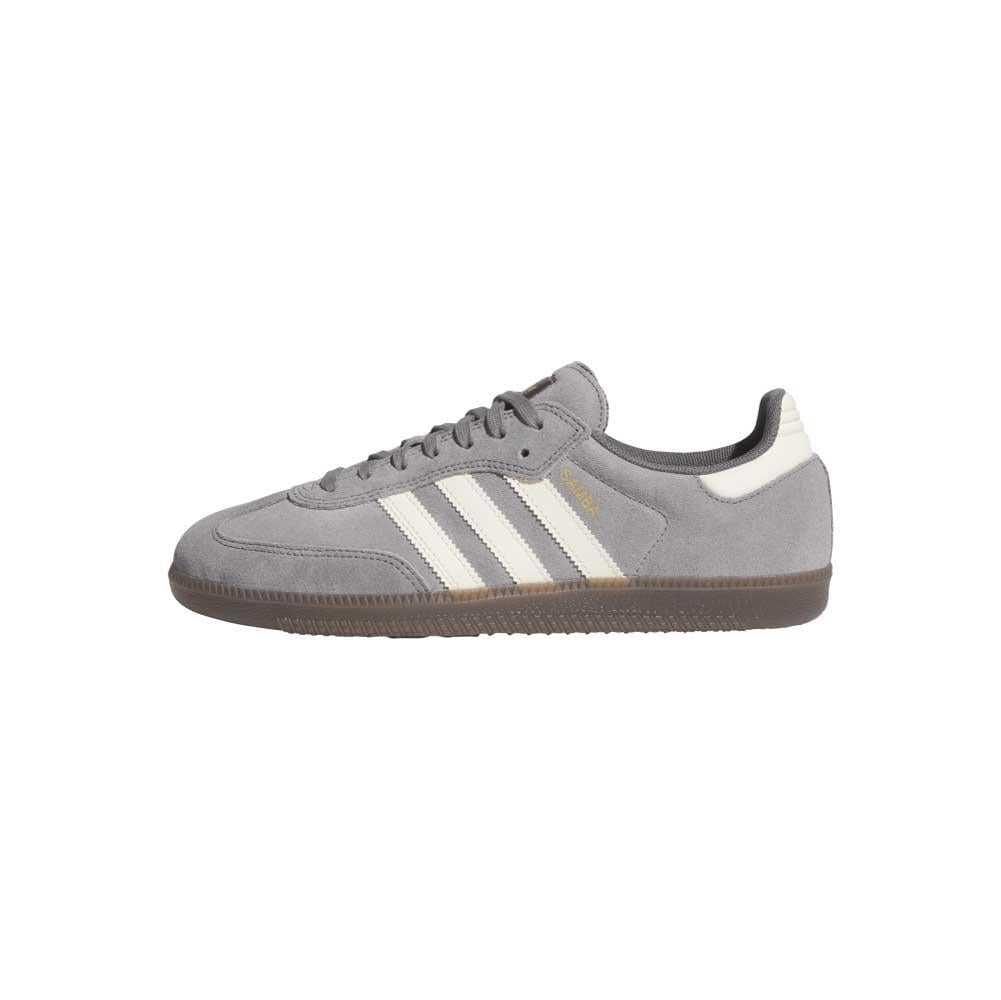 Adidas Skateboarding Samba ADV Grey Four Cre White Grey Heather Skate Shoes