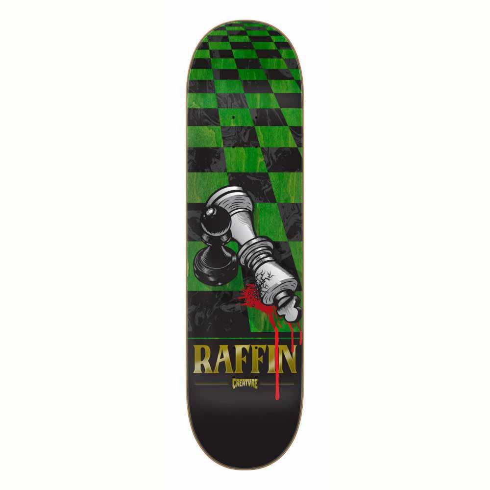 Creature Skateboard Deck Raffin Checkmate Multi 8.25"