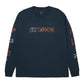 HUF Fetch Long Sleeve T-Shirt Navy