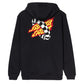 Santa Cruz Hooded Sweatshirt Goal Flame Black