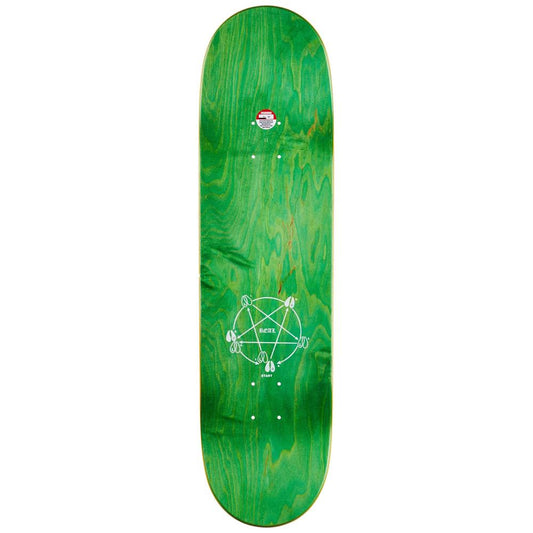 Real Skateboards Lintell Dance With The Devil Yellow Skateboard Deck 8.5"