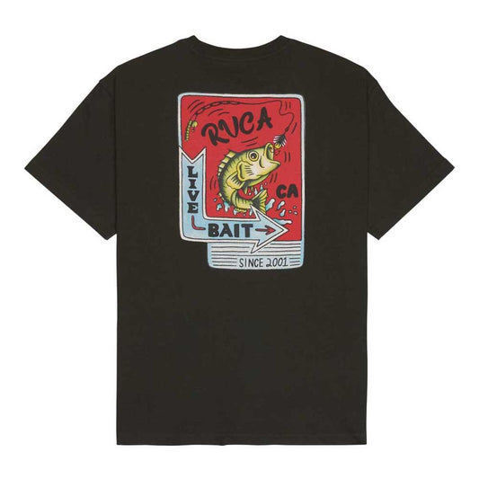 RVCA Live Bait T-Shirt Pirate Black