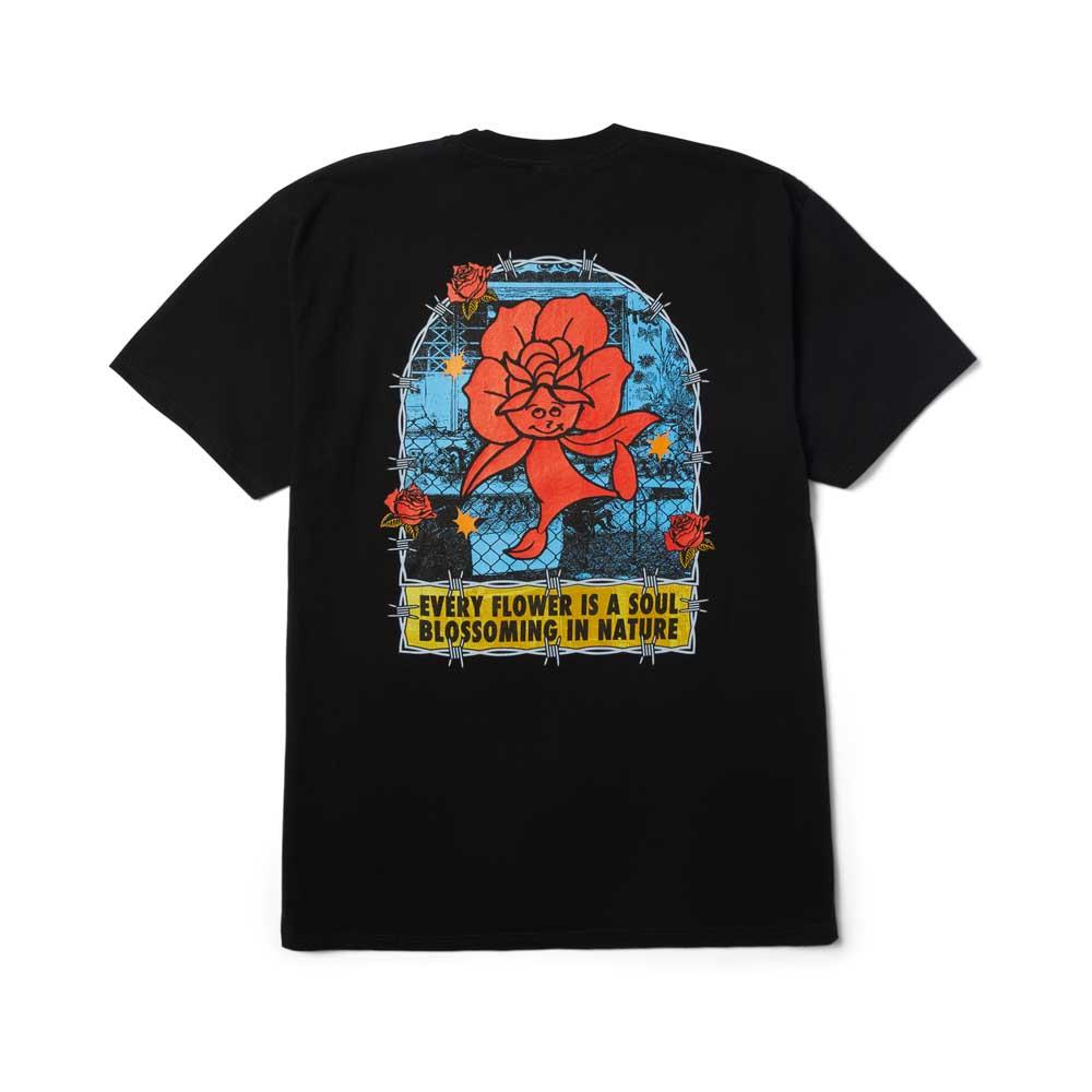 Huf Flower District Short Sleeve T-Shirt Black