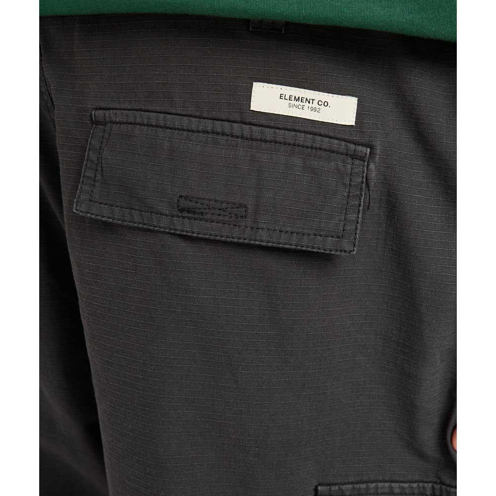 Element Relaxed Cargo Trousers Off Black