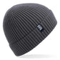 Black Sheep Engineered Knit Ribbed Beanie Graphite