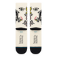 Stance X Bert Krak Battle Crew Socks Cream Large Uk7-11