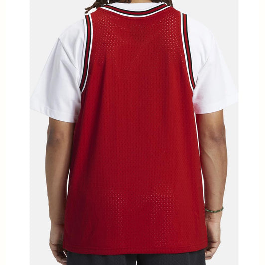 DC Shoes Shy Town Basketball Jersey Racing Red