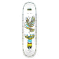 Real Skateboards Team Synthetic Peace Skatebard Deck White 8.25"