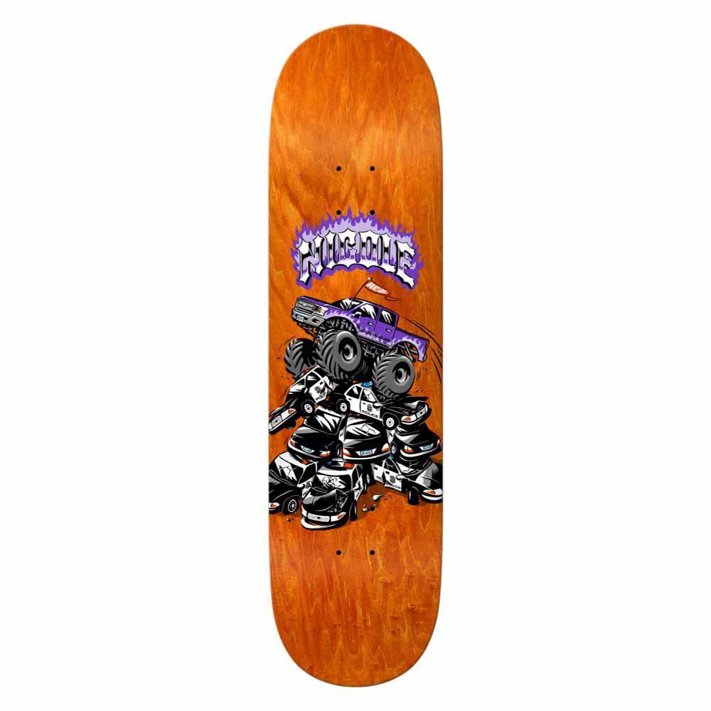 Real Skateboard Deck Nicole Pig Romp Assorted Woodstains 8.25"