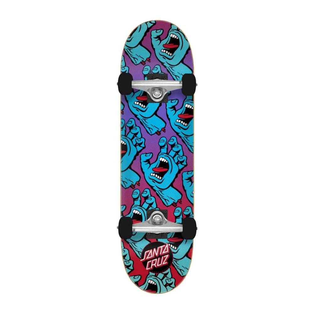 Santa Cruz Complete Skateboard Gradient Hands Micro Blue/Multi 7.5"