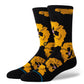 Stance Socks Poppyland Crew Black Large UK7 to UK11