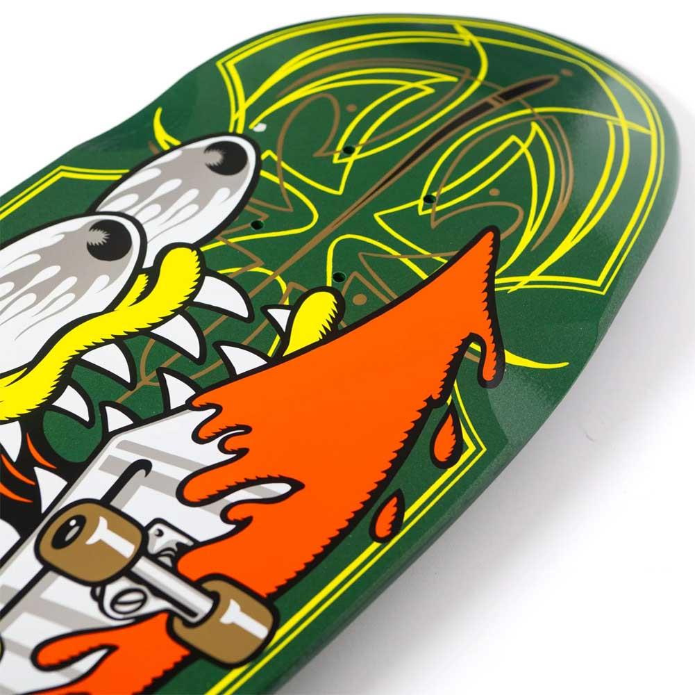 Santa Cruz Skateboard Deck Meek Pinstripe Slasher Green 9.23"