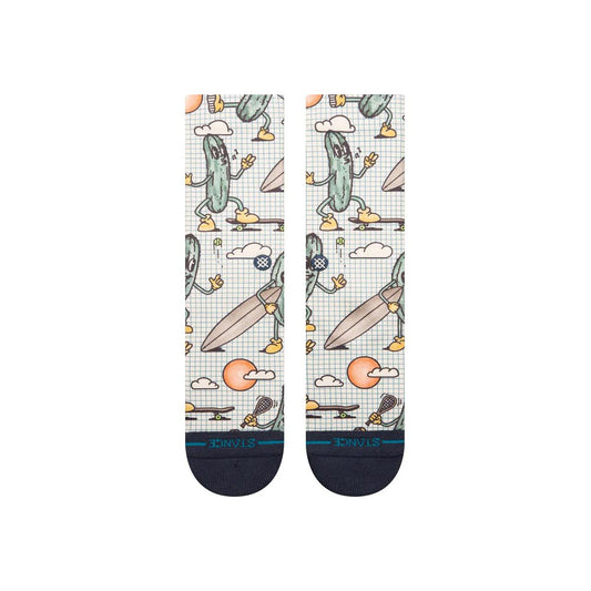 Stance Socks Feeling Pickled Crew Cream Large