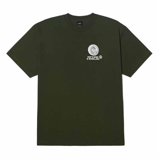 Huf Rim & Wheel Inc T-Shirt Hunter Green