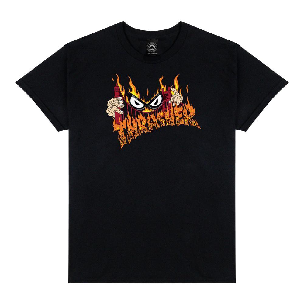 Thrasher Magazine Sucka Free By Neckface T-Shirt Black