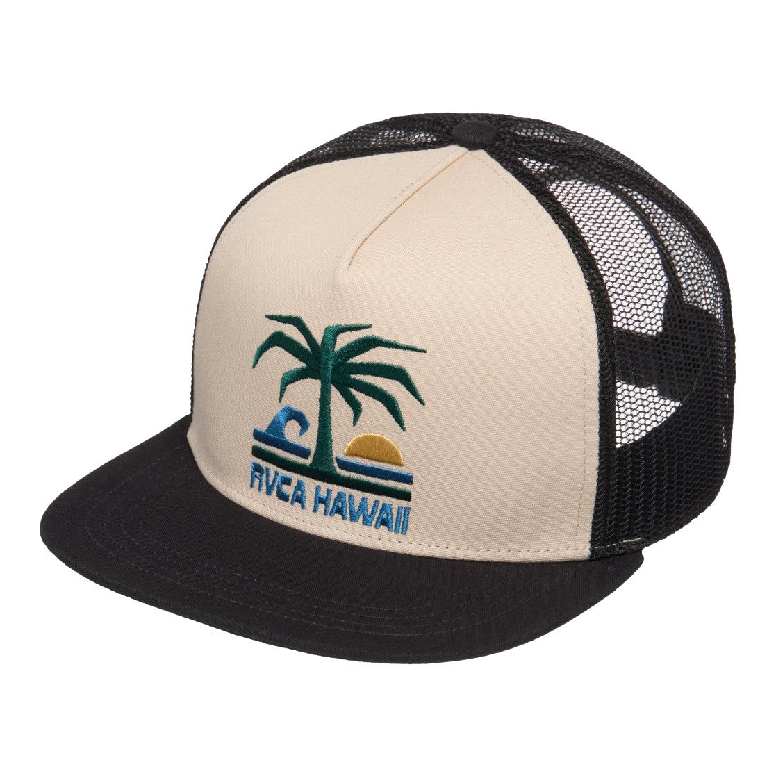 RVCA Resort Inc Trucker Cap Silver Bleach