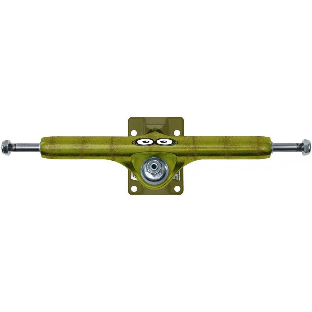 Slappy ST1 Hollow Skateboard Trucks Pickle Green 10.5"