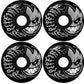 Spitfire Formula Four Skateboard Wheels Deathmask II Bighead Radial Full Black 56mm 99a